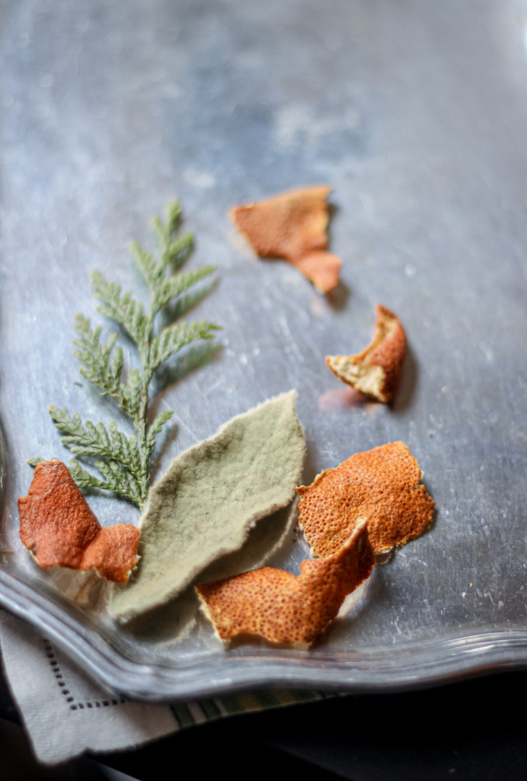 Mullein, Cedar and Tangerine Peel: Simple Lung Tonic Tea