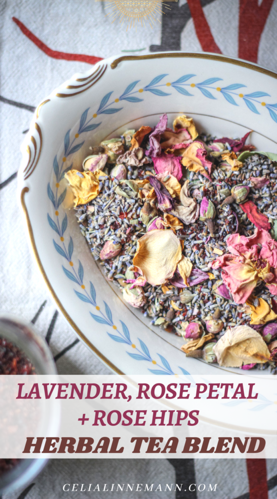 lavender rose herbal tea