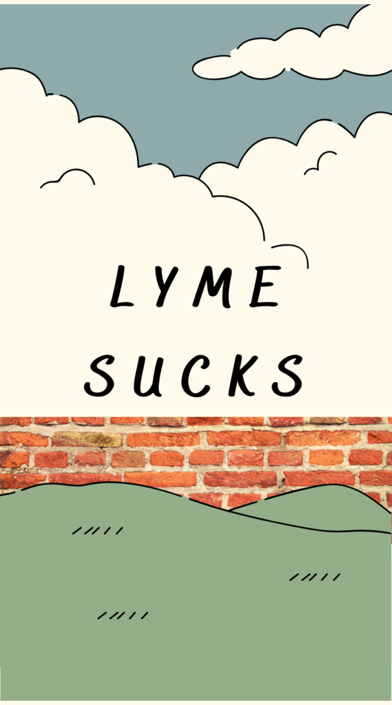 images that says "Lyme sucks" as part of a promotion for a educational services for herbal lyme treatment 